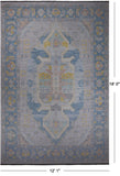 Silver Persian Bakshaish Hand Knotted Wool Rug - 12' 1" X 18' 0"