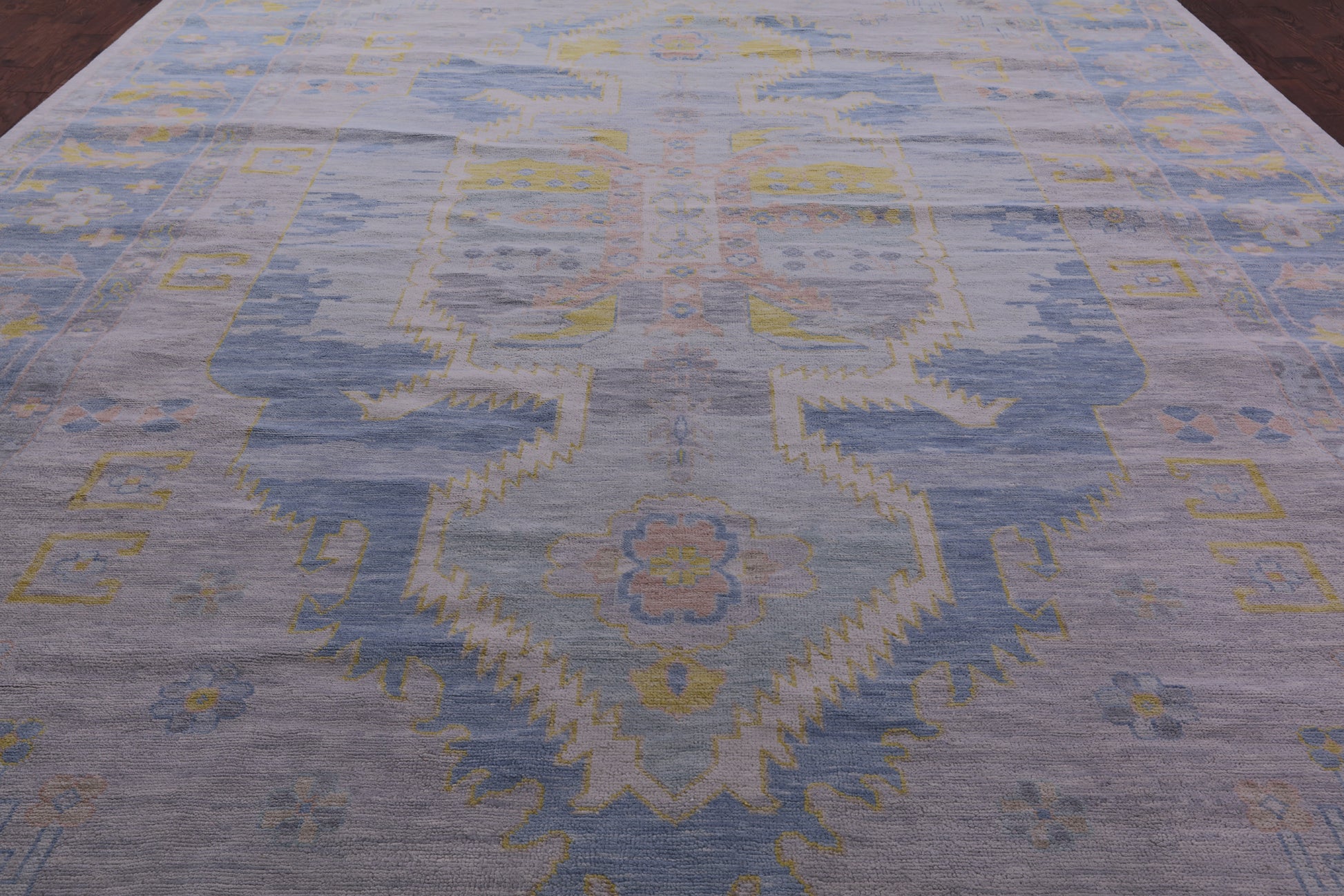 Silver Persian Bakshaish Hand Knotted Wool Rug - 12' 1" X 18' 0" - Golden Nile