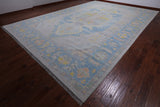 Silver Persian Bakshaish Hand Knotted Wool Rug - 12' 1" X 18' 0"