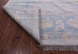 Silver Persian Bakshaish Handmade Wool Rug - 12' 2" X 18' 1" - Golden Nile