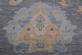SUPER SALE Silver Persian Sultanabad Hand Knotted Wool Rug - 12' 2" X 15' 1"
