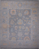 SUPER SALE Silver Persian Sultanabad Hand Knotted Wool Rug - 12' 2" X 15' 1"