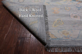 SUPER SALE Silver Persian Sultanabad Hand Knotted Wool Rug - 12' 2" X 15' 1"
