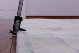 Silver Turkish Oushak Handmade Wool Rug - 12' 1" X 14' 9" - Golden Nile