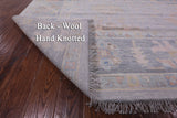Silver Turkish Oushak Hand Knotted Wool Rug - 12' 0" X 14' 10" - Golden Nile