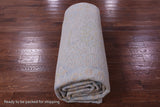 Light Blue Geometric Persian Mamluk Hand Knotted Wool Rug - 12' 1" X 15' 7" - Golden Nile