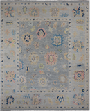 SUPER SALE Silver Persian Sultanabad Hand Knotted Wool Rug - 12' 1" X 14' 9"