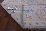 Silver Persian Sultanabad Hand Knotted Wool Rug - 12' 1" X 14' 9" - Golden Nile