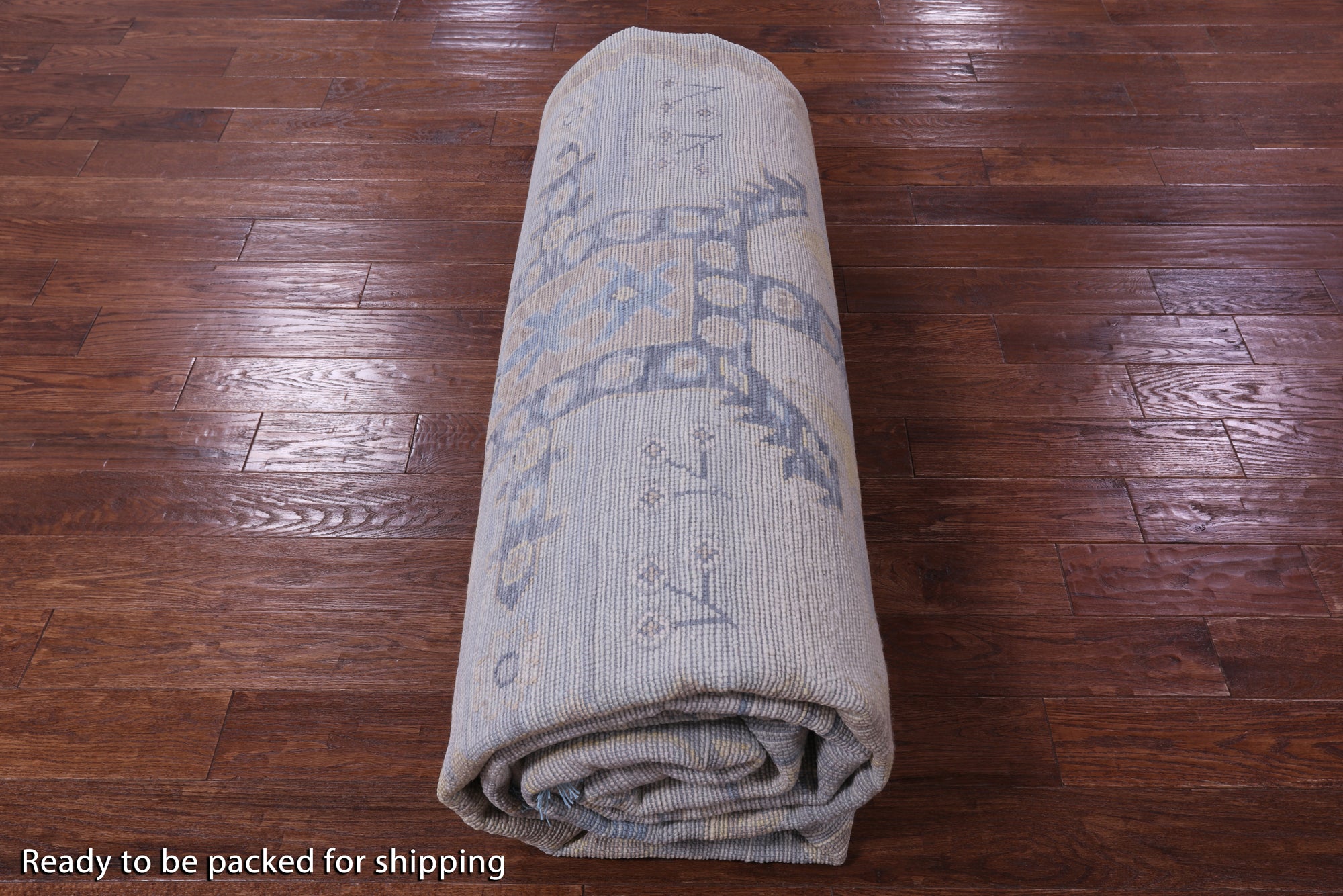 Silver Persian Bakshaish Hand Knotted Wool Rug - 12' 2" X 14' 10" - Golden Nile