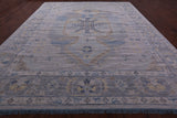 Silver Persian Bakshaish Hand Knotted Wool Rug - 12' 2" X 14' 10" - Golden Nile
