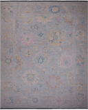 SUPER SALE Silver Persian Sultanabad Hand Knotted Wool Rug - 12' 3" X 15' 0"