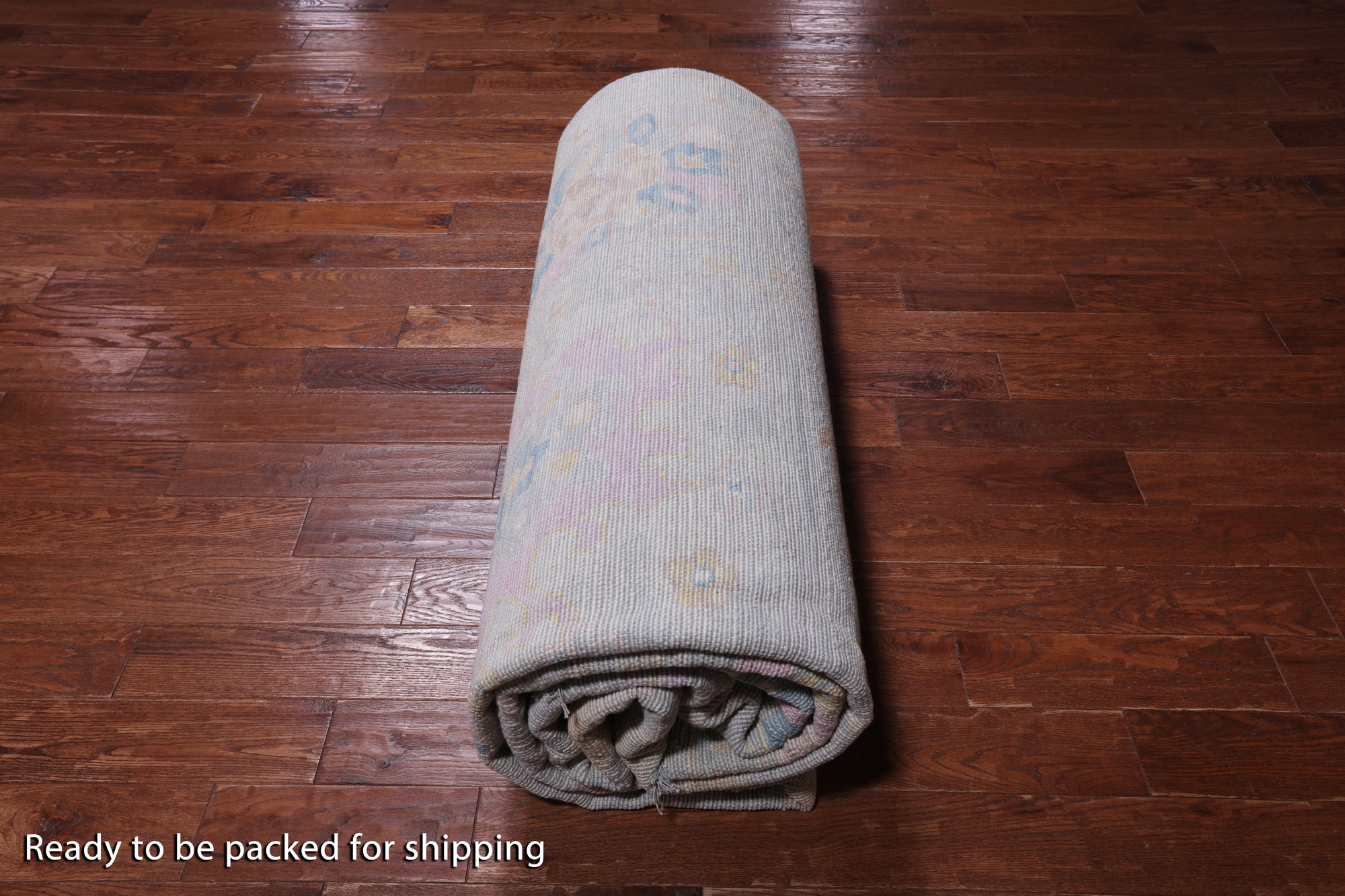 SUPER SALE Silver Persian Sultanabad Hand Knotted Wool Rug - 12' 3" X 15' 0"