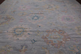SUPER SALE Silver Persian Sultanabad Hand Knotted Wool Rug - 12' 3" X 15' 0"