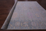 Silver Persian Sultanabad Hand Knotted Wool Rug - 12' 1" X 15' 0" - Golden Nile