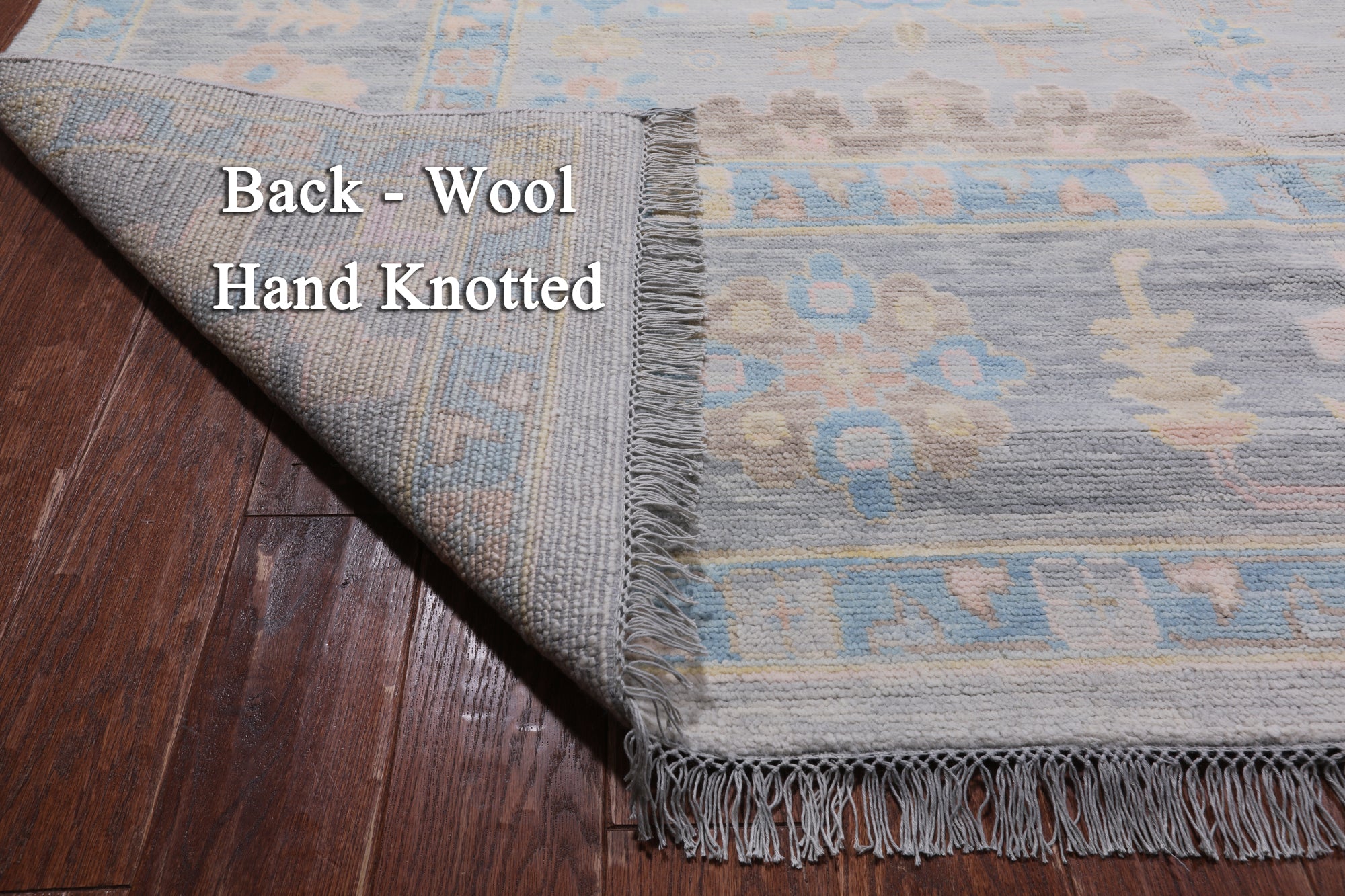 SUPER SALE Silver Persian Sultanabad Hand Knotted Wool Rug - 12' 1" X 15' 0"