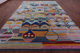 Tribal Moroccan Hand Knotted Wool Rug - 10' 3" X 14' 4" - Golden Nile