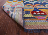 Tribal Moroccan Hand Knotted Wool Rug - 10' 3" X 14' 4" - Golden Nile