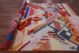 Tribal Moroccan Handmade Wool Rug - 9' 10" X 13' 10" - Golden Nile