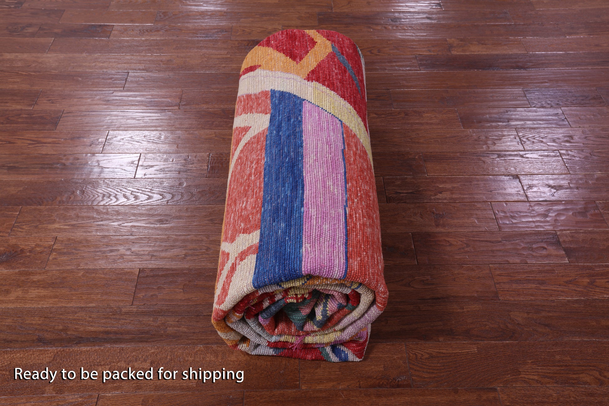 Tribal Moroccan Handmade Wool Rug - 9' 10" X 13' 10" - Golden Nile