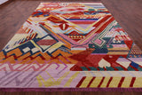 Tribal Moroccan Handmade Wool Rug - 9' 10" X 13' 10" - Golden Nile