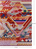 Tribal Moroccan Handmade Wool Rug - 9' 10" X 13' 10" - Golden Nile