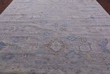 Grey Persian Fine Serapi Handmade Wool Rug - 10' 2" X 13' 9" - Golden Nile