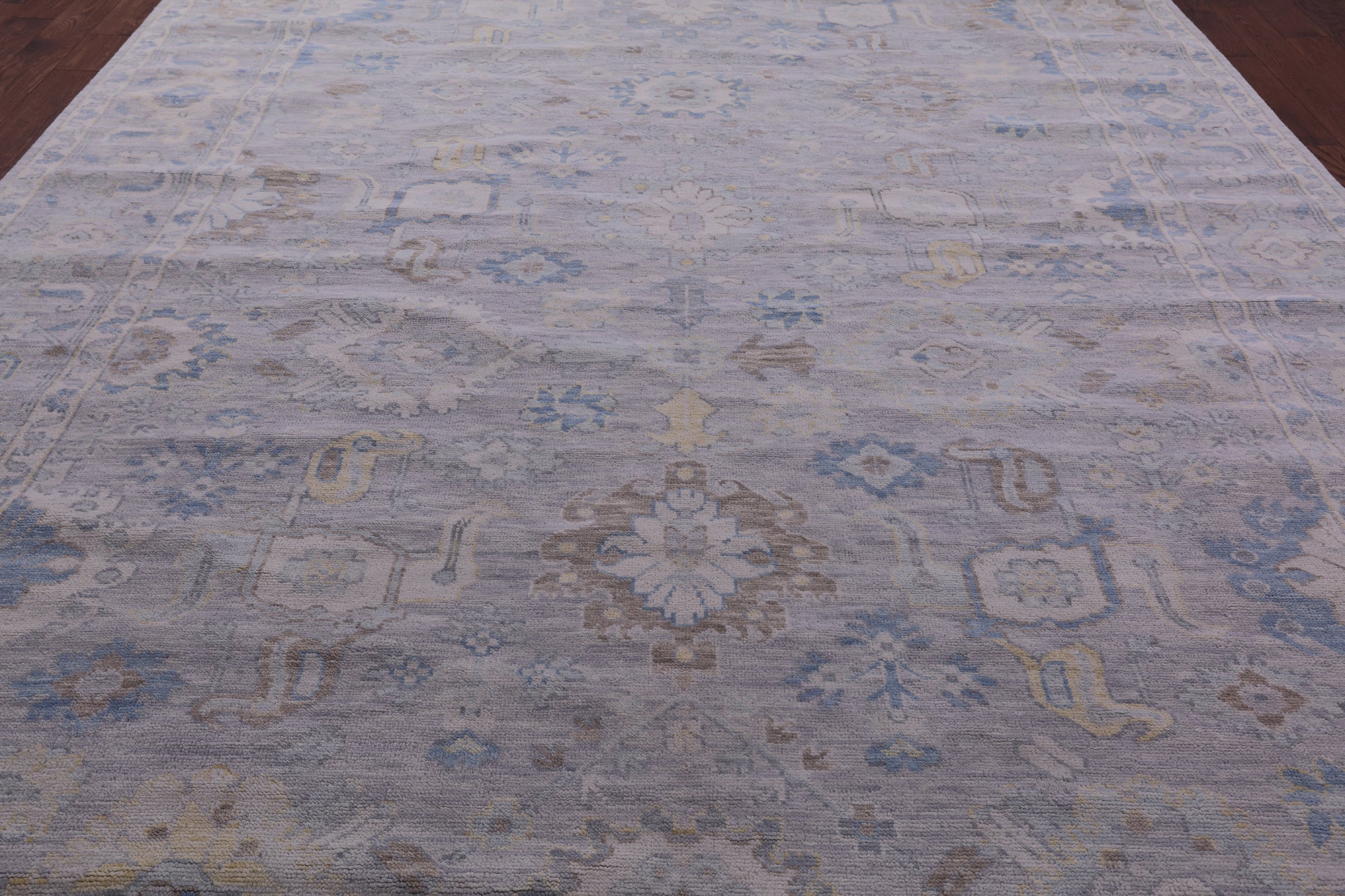 Grey Persian Fine Serapi Handmade Wool Rug - 10' 2" X 13' 9" - Golden Nile