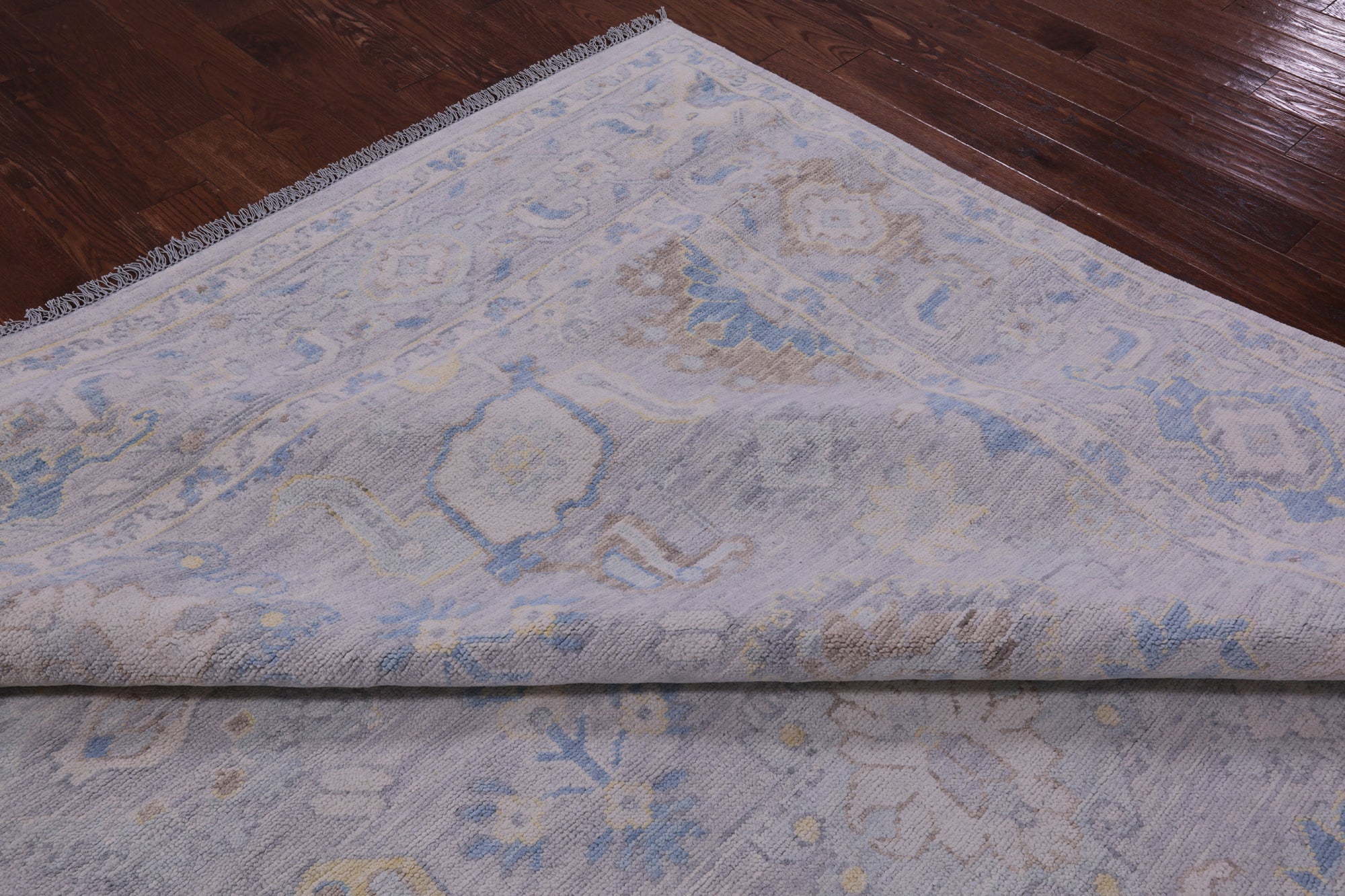 Grey Persian Fine Serapi Handmade Wool Rug - 10' 2" X 13' 9" - Golden Nile