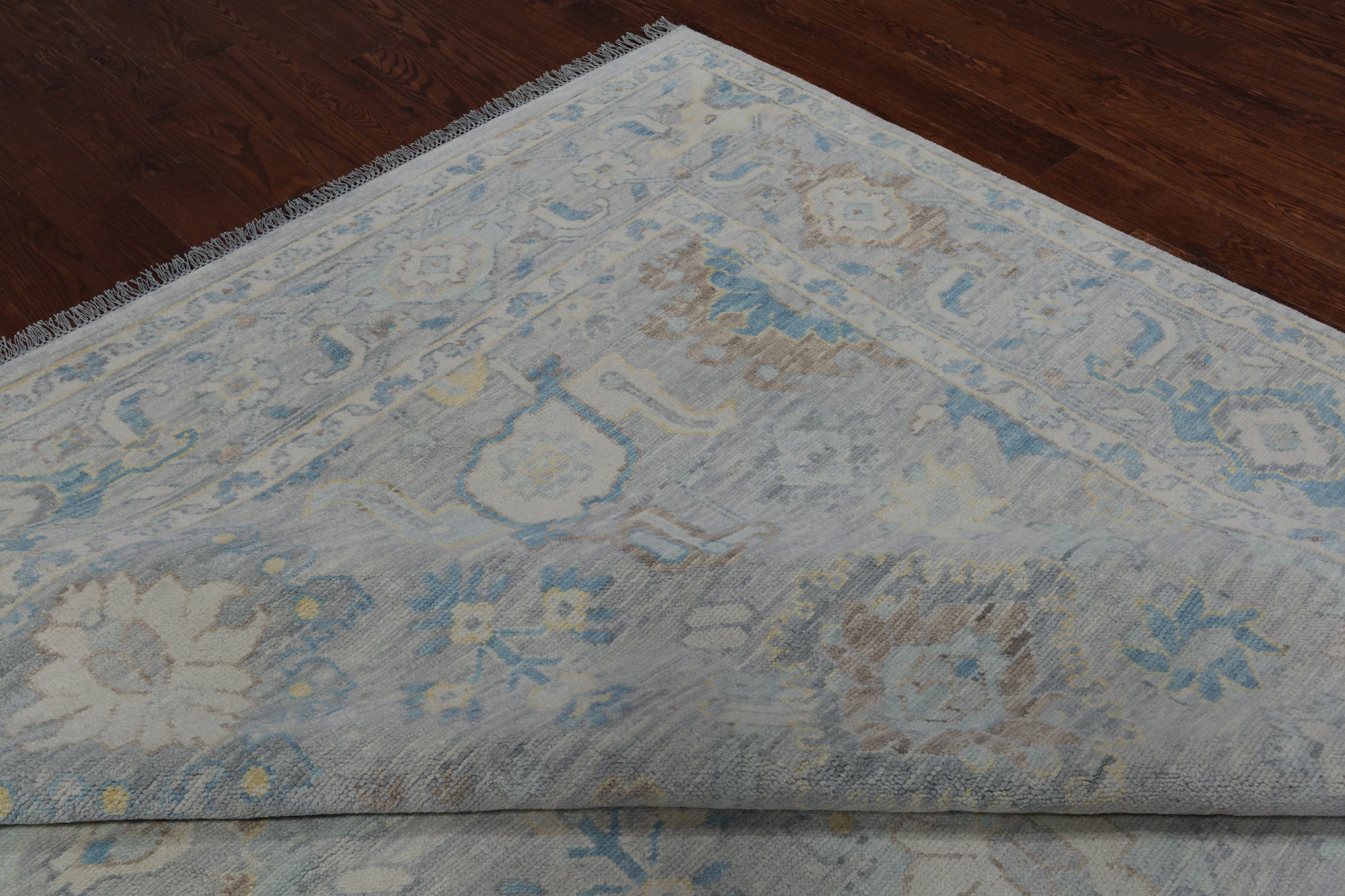 Grey Persian Fine Serapi Handmade Wool Rug - 10' 2" X 13' 9"