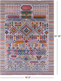 Tribal Moroccan Handmade Wool Rug - 10' 2" X 13' 10" - Golden Nile