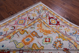 Light Grey Persian Heriz Serapi Hand Knotted Wool Rug - 9' 11" X 13' 8" - Golden Nile