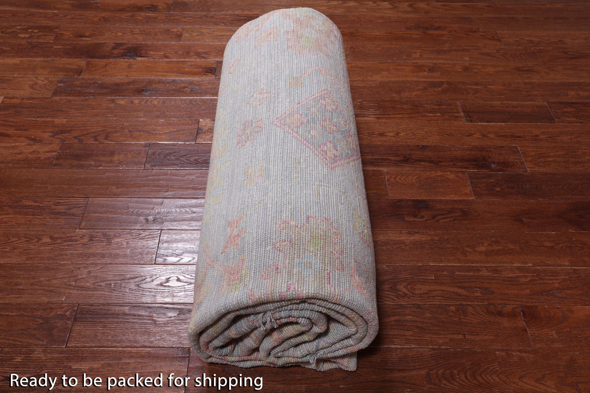SUPER SALE Silver Persian Sultanabad Hand Knotted Wool Rug - 10' 2" X 13' 9"