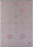 Silver Persian Sultanabad Hand Knotted Wool Rug - 10' 2" X 13' 9" - Golden Nile