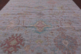 Silver Persian Sultanabad Hand Knotted Wool Rug - 10' 2" X 13' 9" - Golden Nile