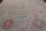 SUPER SALE Silver Persian Sultanabad Hand Knotted Wool Rug - 10' 2" X 13' 9"
