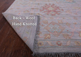 Silver Persian Sultanabad Hand Knotted Wool Rug - 10' 2" X 13' 9" - Golden Nile
