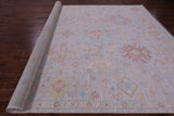 Silver Persian Sultanabad Hand Knotted Wool Rug - 10' 2" X 13' 9" - Golden Nile