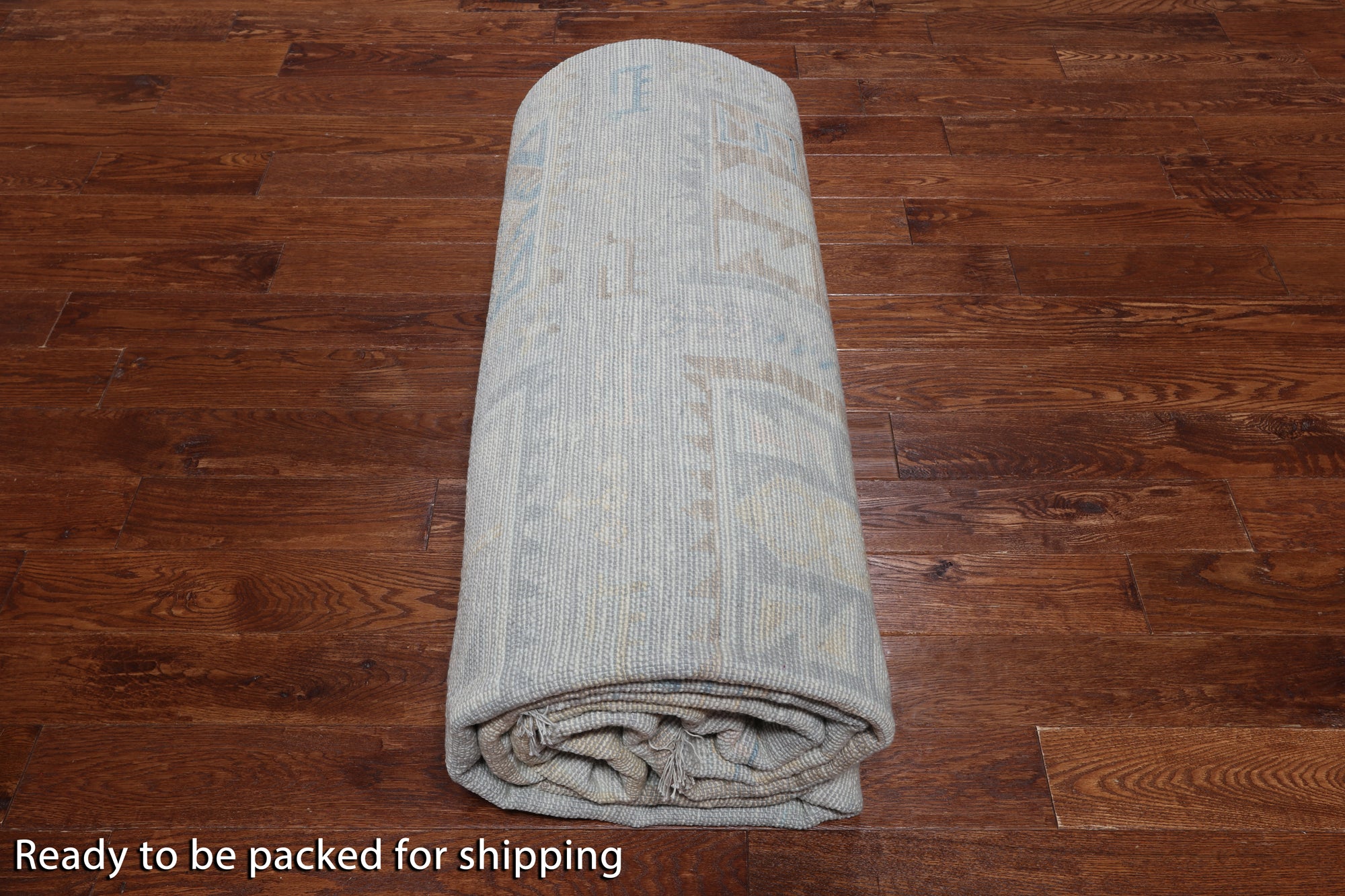 Grey Tribal Persian Gabbeh Hand Knotted Wool Rug - 10' 3" X 13' 10"