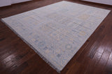 Grey Tribal Persian Gabbeh Hand Knotted Wool Rug - 10' 3" X 13' 10" - Golden Nile