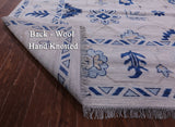 Grey Turkish Oushak Hand Knotted Wool Rug - 10' 5" X 14' 0" - Golden Nile