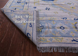 Blue Persian Bakshaish Hand Knotted Wool Rug - 10' 3" X 13' 7" - Golden Nile