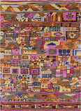 Tribal Moroccan Hand Knotted Wool Rug - 10' 2" X 13' 11" - Golden Nile