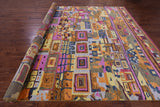 Tribal Moroccan Hand Knotted Wool Rug - 10' 2" X 13' 11" - Golden Nile