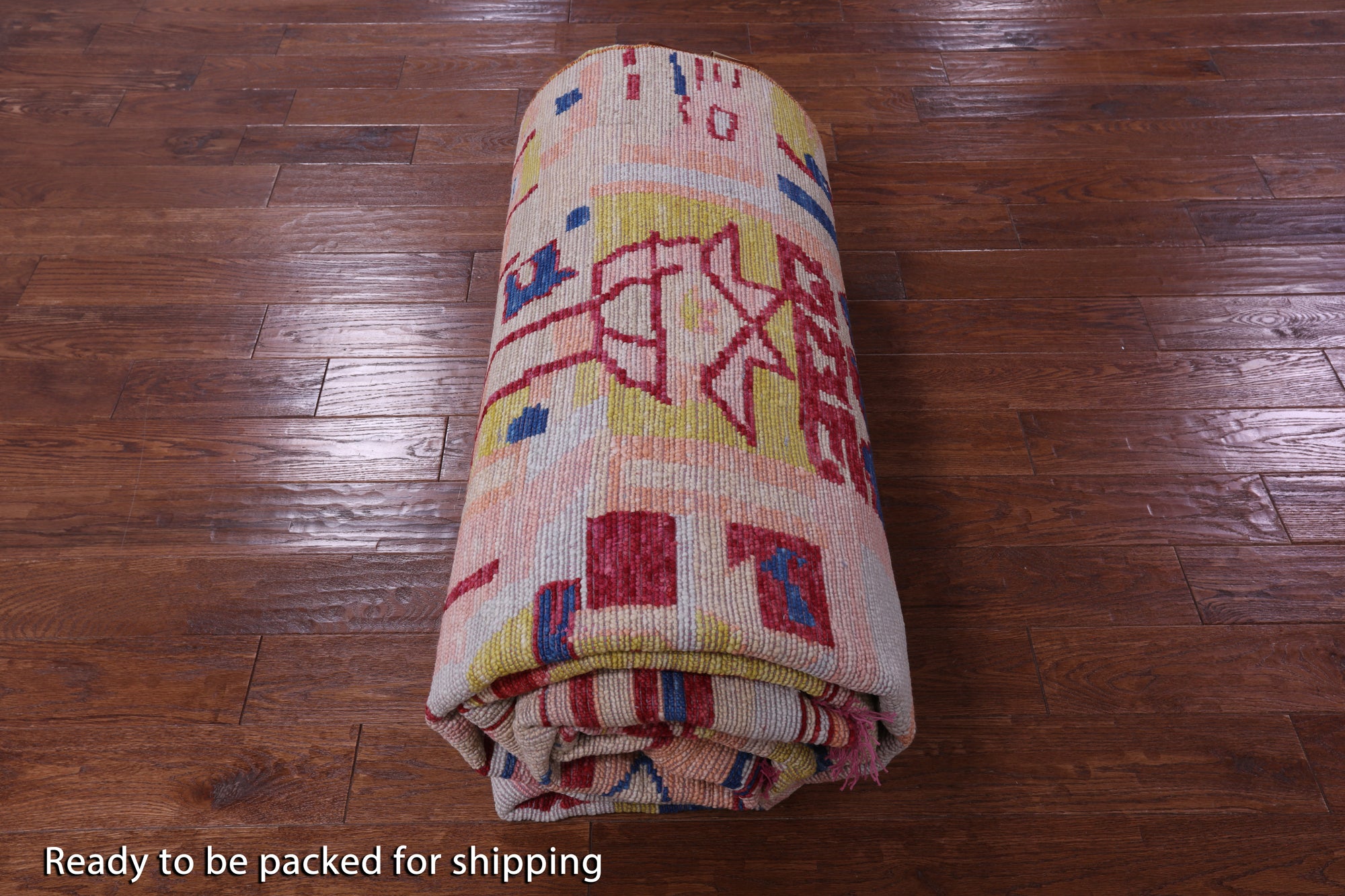 Tribal Moroccan Hand Knotted Wool Rug - 9' 11" X 14' 2" - Golden Nile