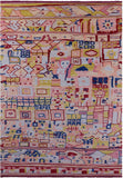Tribal Moroccan Hand Knotted Wool Rug - 9' 11" X 14' 2" - Golden Nile