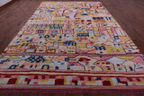 Tribal Moroccan Hand Knotted Wool Rug - 9' 11" X 14' 2" - Golden Nile