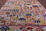 Tribal Moroccan Hand Knotted Wool Rug - 9' 11" X 14' 2" - Golden Nile