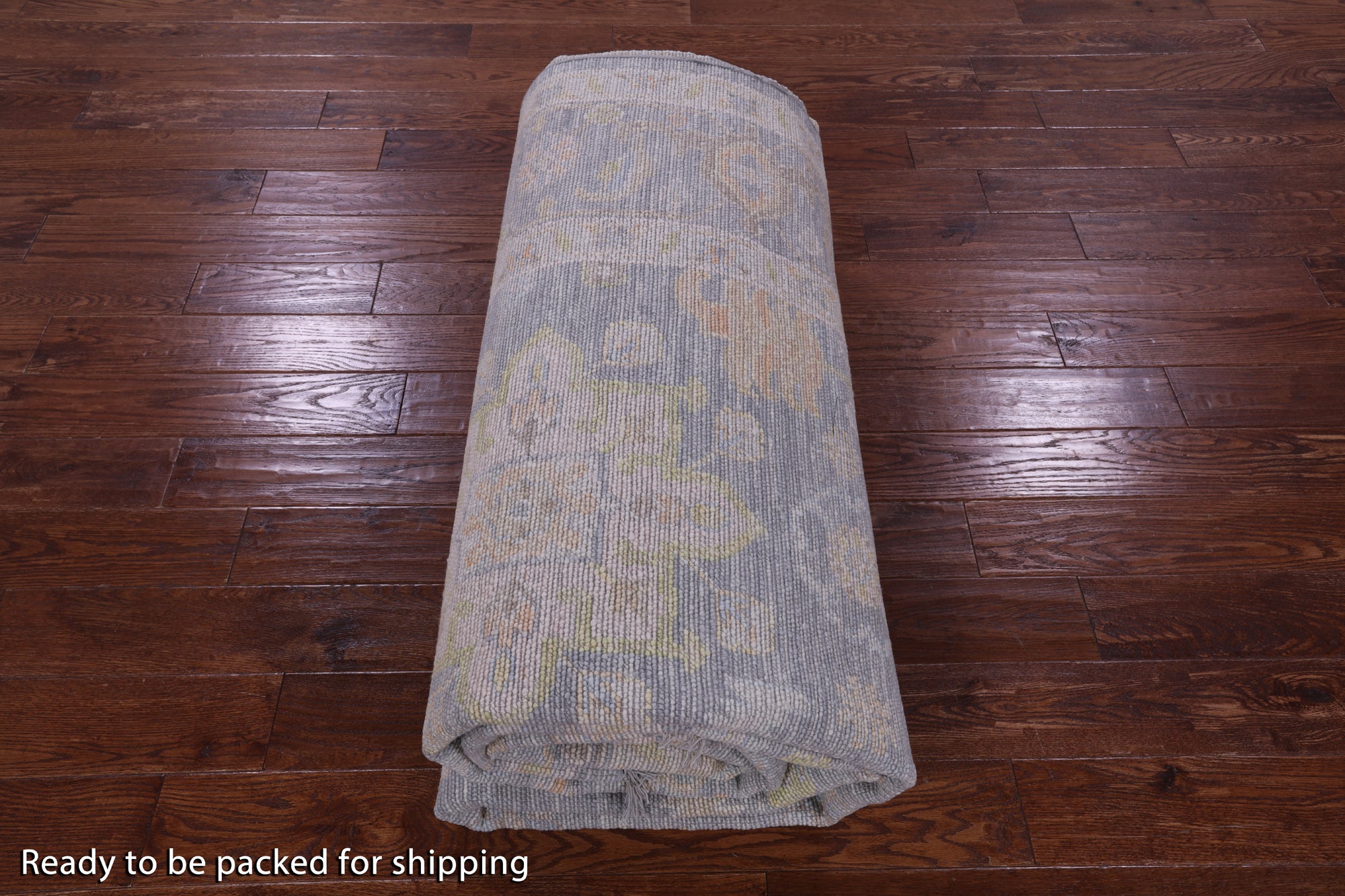 Grey Persian Fine Serapi Hand Knotted Wool Rug - 9' 10" X 13' 9" - Golden Nile