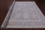 Grey Persian Fine Serapi Hand Knotted Wool Rug - 9' 10" X 13' 9" - Golden Nile