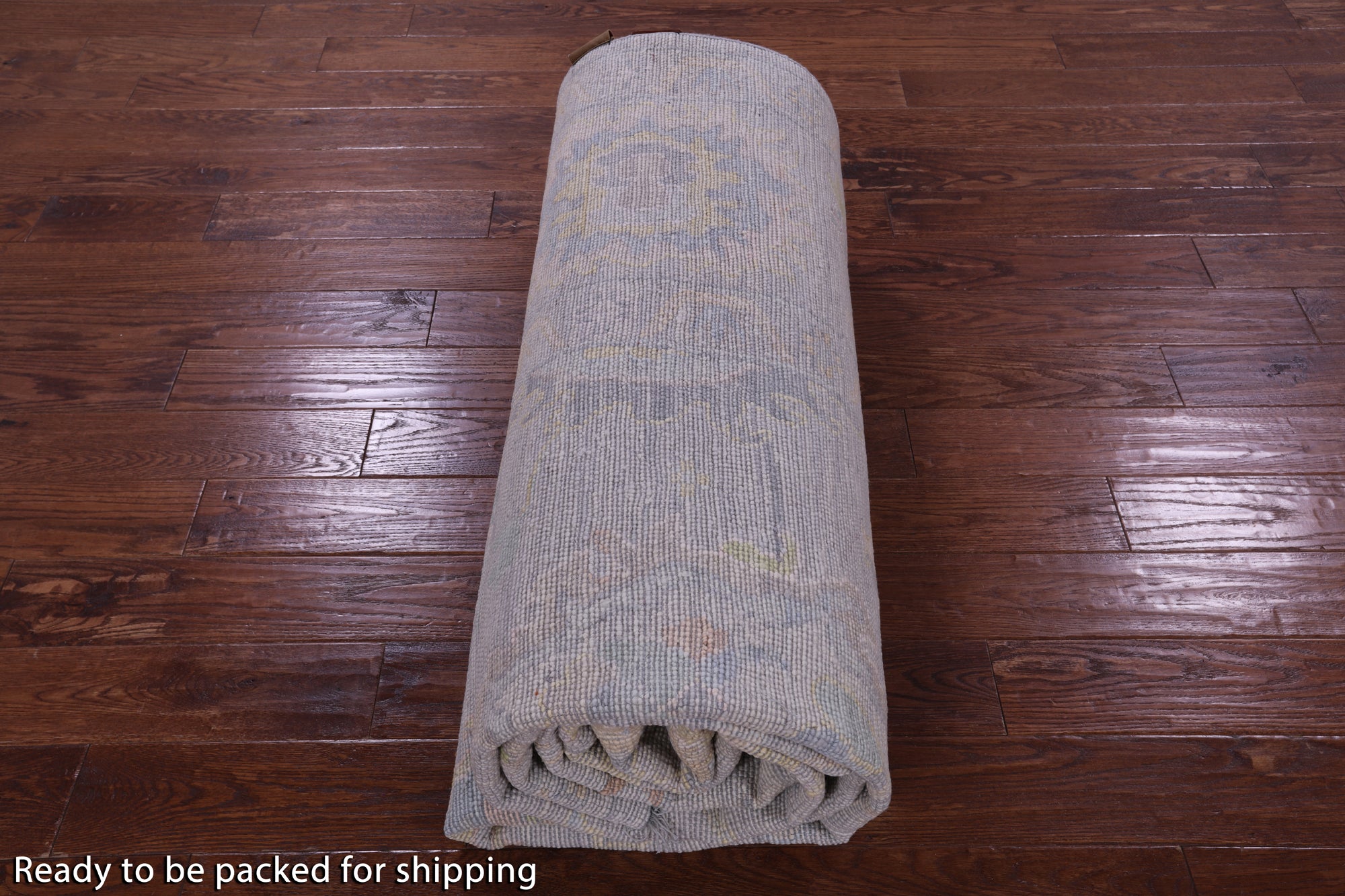 Silver Turkish Oushak Handmade Wool Rug - 10' 2" X 13' 10" - Golden Nile
